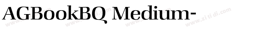 AGBookBQ Medium字体转换 AGBookBQ Medium字体转换